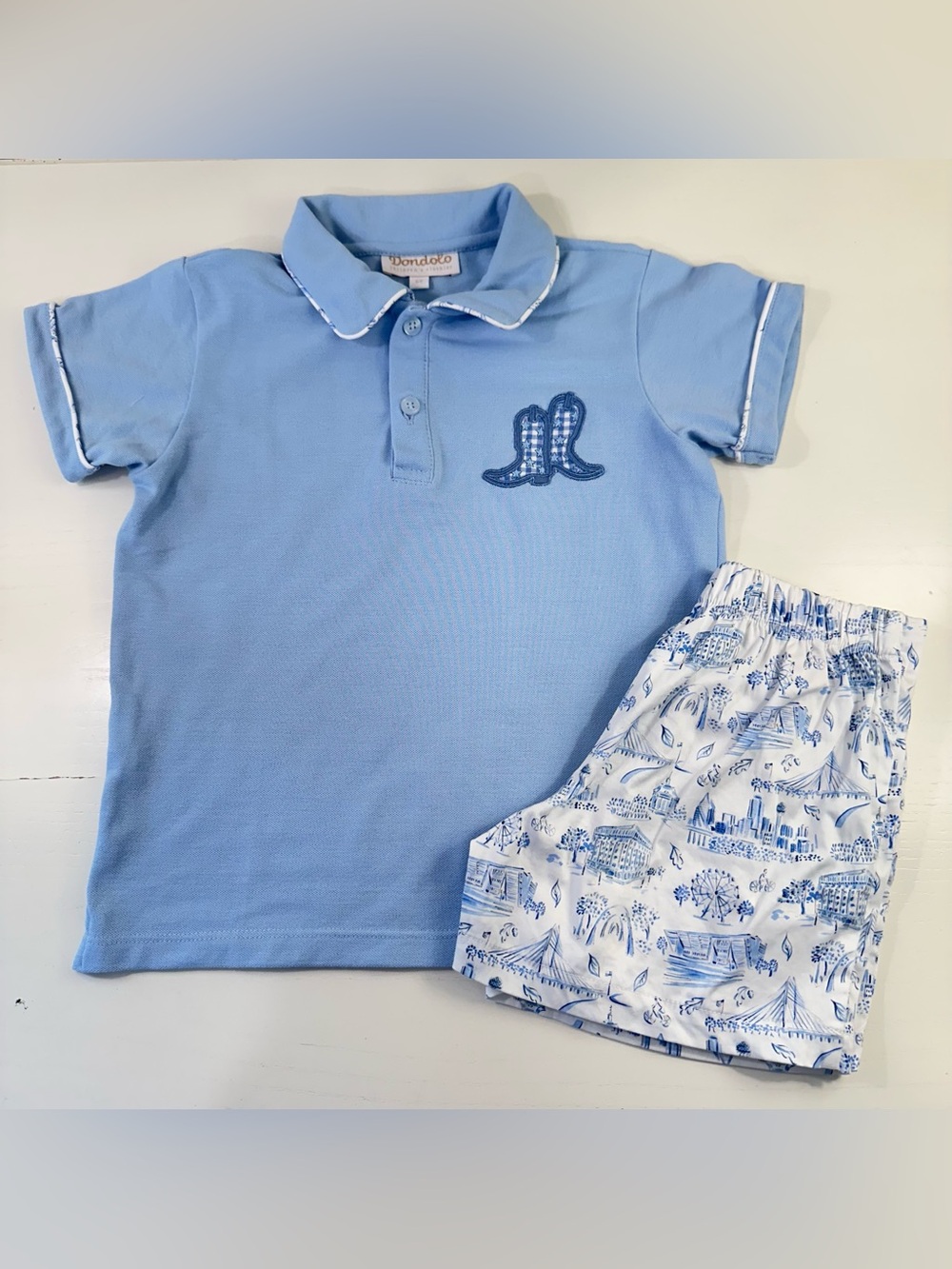Dondolo Dallas Toile Short Set 6